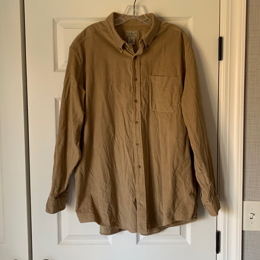 LL Bean men’s XL regular corduroy shirt